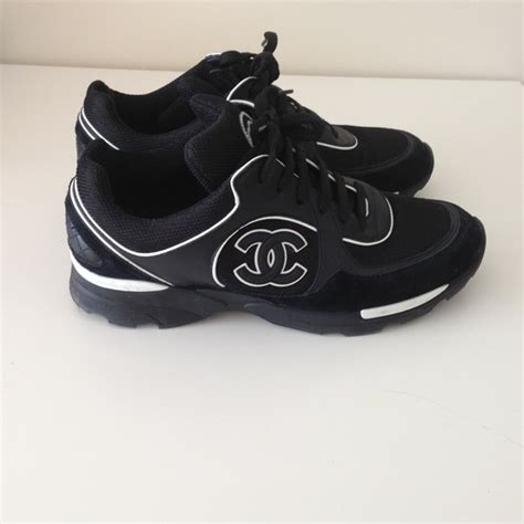 chanel sport runner sneakers|black chanel sneakers 2020.